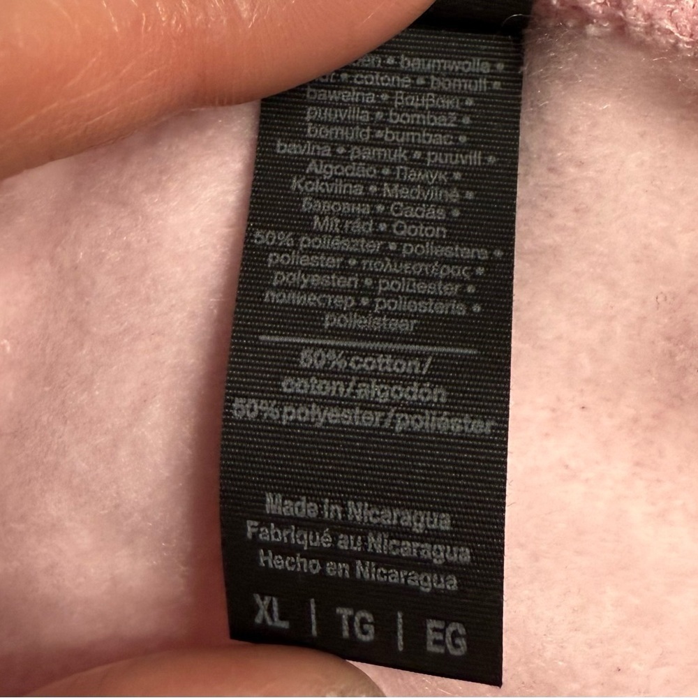 Gildan Pink Merry & Bright Sweatshirt - Picture 4 of 7